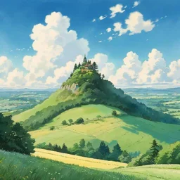 Ghibli landskap